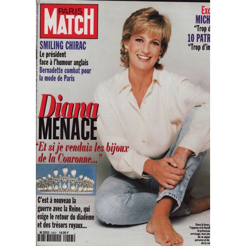 Paris Match / 30-05-1996 N°2453 : Johnny Hallyday (8p) - Elton John (2p) - Christophe (4p)