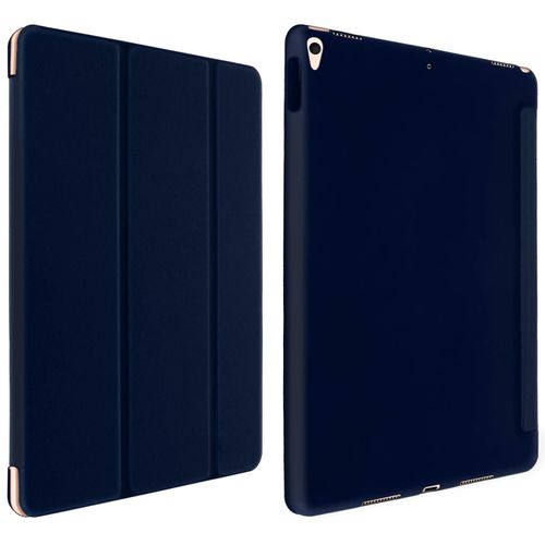 Housse Ipad Air 2019 Et Ipad Pro 10.5 Support Vidéo Trifold Bleu Nuit