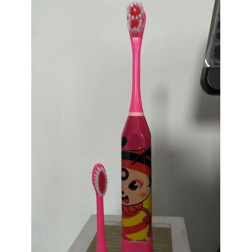Brosse À Dents Enfant Rose À Piles