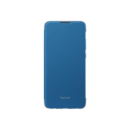 Honor - Étui À Rabat Pour Téléphone Portable - Polyuréthane - Bleu - Pour Honor 10 Lite
