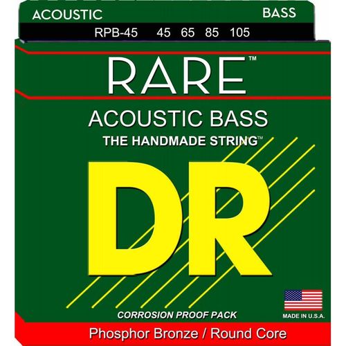 Dr Rpb45 - Jeu De Cordes Phosphore Bronze Basse Acoustique Rare - Médium 45-105