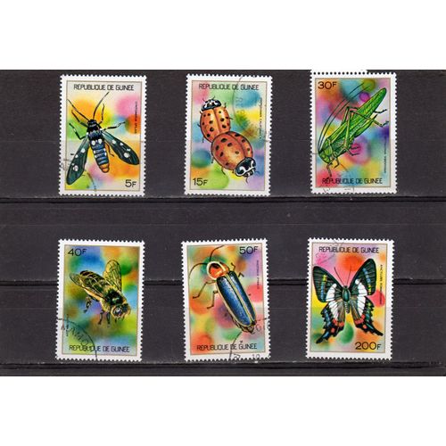 Timbres-Poste De La République De Guinée (Papillons)