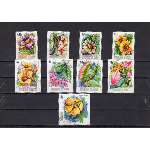 Timbres-Poste De La République De Guinée (Fleurs De Guinée)