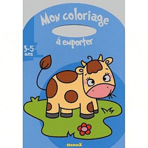 Mon Coloriage À Empo (Vache) - 3-5 Ans