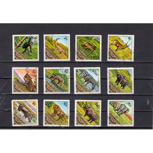 Timbres-Poste De La République De Guinée (Faune)