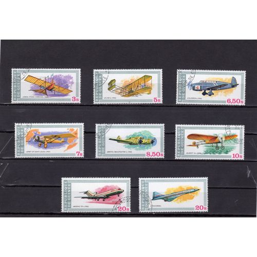 Timbres-Poste De La République De Guinée (Histoire De LAviation)