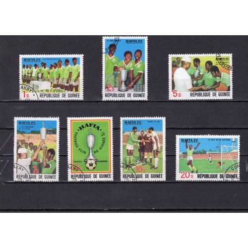 Timbres-Poste De La République De Guinée (Victoire De LÉquipe « Hafia Football Club »)
