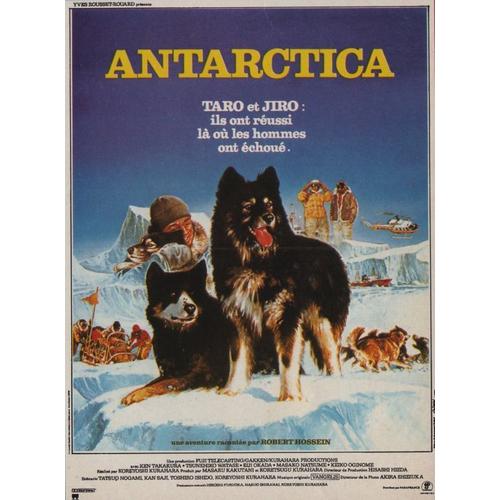 Antarctica - Véritable Affiche De Cinéma Pliée - Format 120x160 - De Koreyoshi Kurahara Avec Ken Takakura, Tsunehiko Watase - 1983
