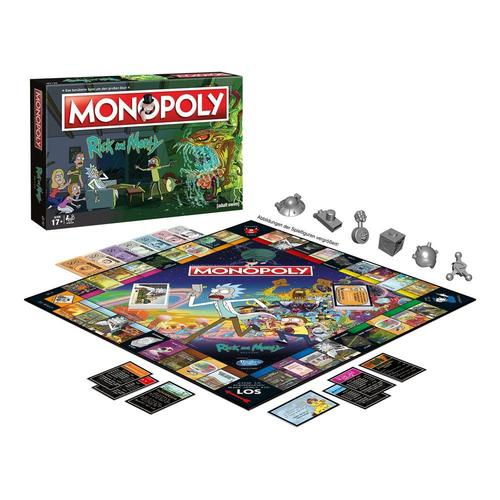 Rick Et Morty Jeu De Plateau Monopoly *Allemand*