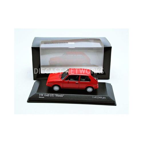 Miniature VW Golf GTI Rouge 1977 - Solido 1/18 