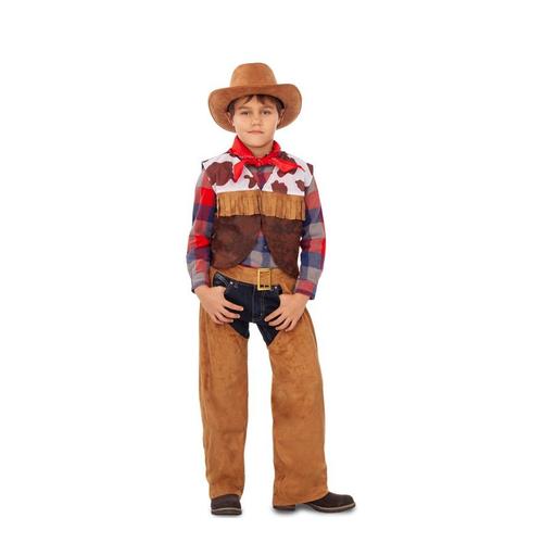 Déguisement De Cowboy Avec Franges Pour Garçon (Taille 3-4a)