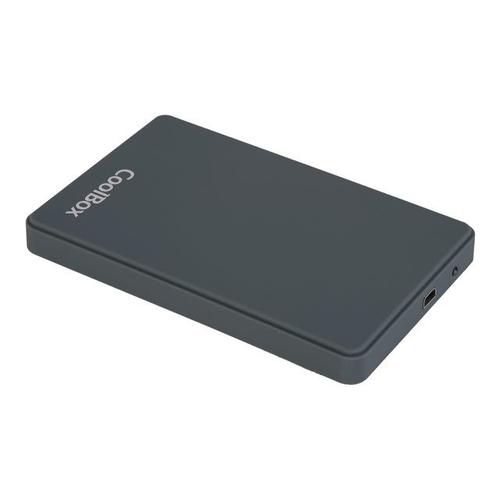 CoolBox SlimColor 2543 - Boitier externe - 2.5" - SATA - USB 3.0 - gris