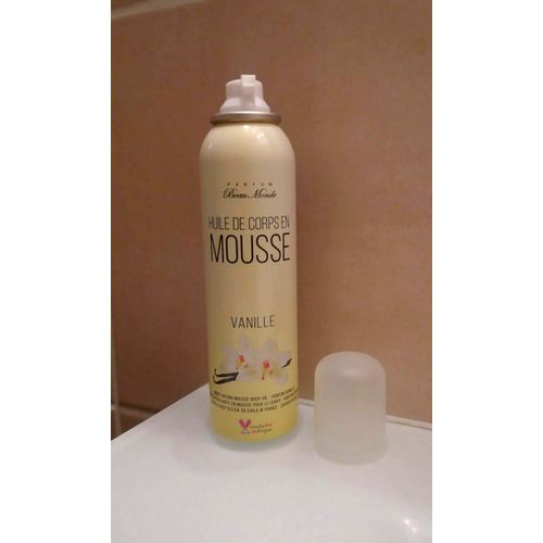 Huile De Corps En Mousse Parfum Vanille Marque : Beau Monde 
