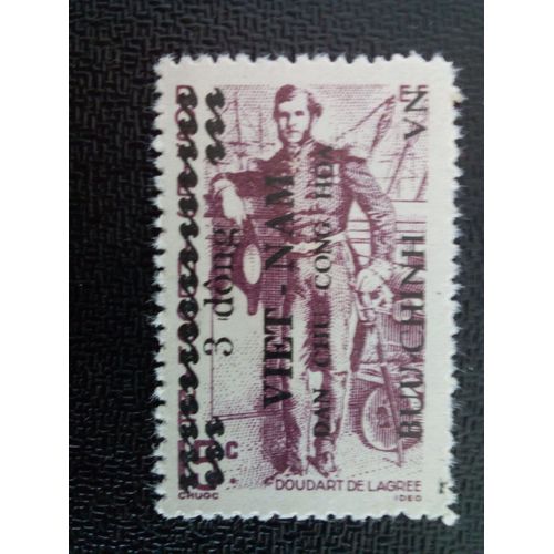 Timbre Vietnam Yt 56 Ernest Doudart De Lagrée 1946 ( Pb8712 )
