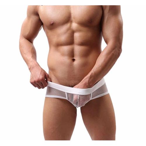 Slip Transparent Filet M L Xl Homme Viril Thong Man Underwear Uomo Dessous