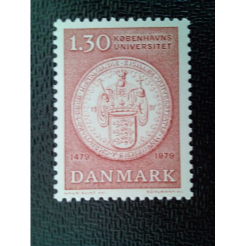 Timbre Danemark Yt 678 Université De Copenhague - 500ème Anniversaire. 1979 ( Pb8712 )