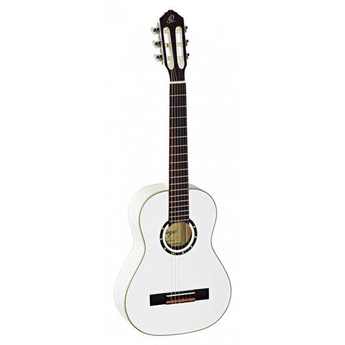 Ortega R121-1/2 - Guitare Classique 1/2 - Blanc Brillant (+Housse)