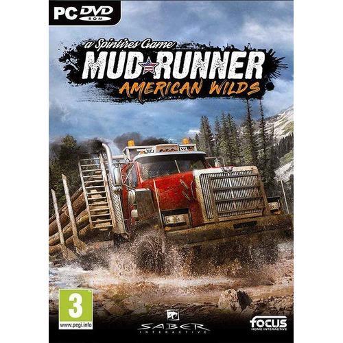 Lot - A Spintires Game - Mudrunner - American Wilds - Spin Tires - Mud Runner Sur Pc + 1 Jeu Pc Neuf (Voir Photos)