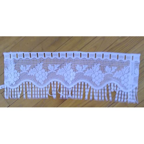 Rideau Dentelles Motif Raisins 50 X 20