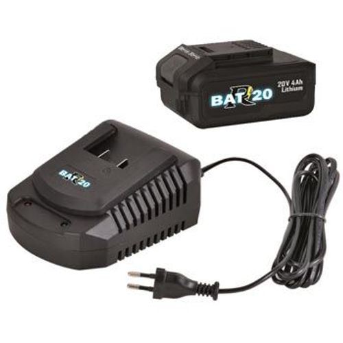 Chargeur rapide+batterie 4 amp R-bat20