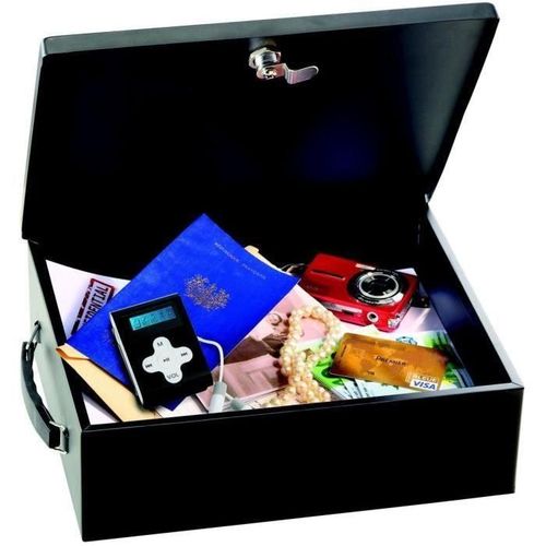 Boîte à monnaie sécurisée Format L - Coffre de rangement - Verrouillage à clé MASTER LOCK