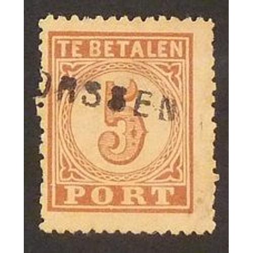 Pays Bas Taxe Oblitéré Y Et T N° 1 De 1871