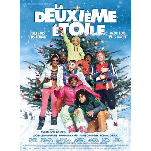 La Deuxième Étoile / 2ème Étoile - Véritable Affiche De Cinéma Pliée - Format 120x160 Cm - De Et Avec Lucien Jean-Baptiste, Firmine Richard, Anne Consigny, Roland Giraud - 2018