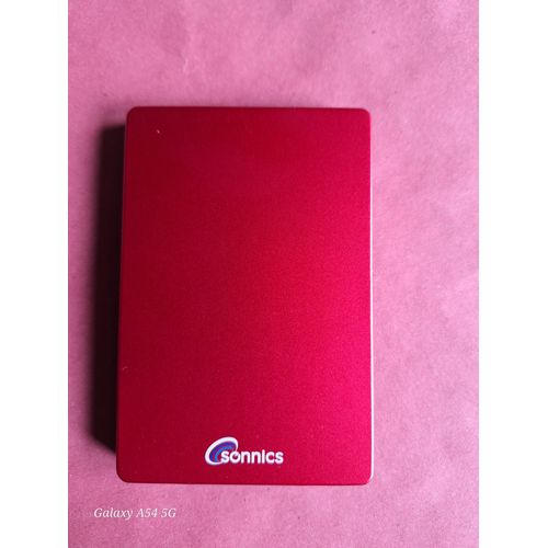 Disque dur Sonnics rouge 500GO