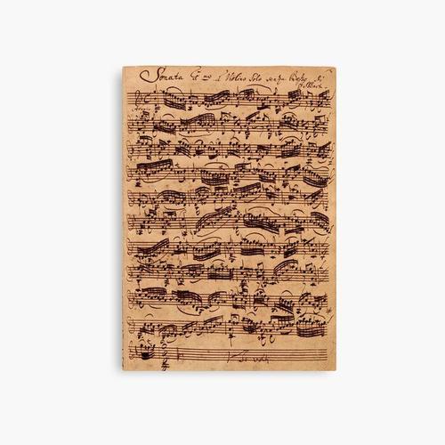 Canevas imprimer J.S. Ouverture de Bach Adagio Impression sur toile Art Décoration Murale/ 40x50cm ou 40x40cm