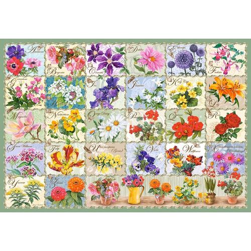 Puzzle 1000 Pièces Vintage Floral