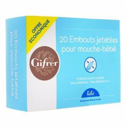 Embouts Jetables Pour Mouche-Bébé X 20 Gifrer