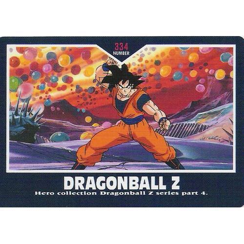 Dragonball Z Hero Collection Part 4 Carte N°334