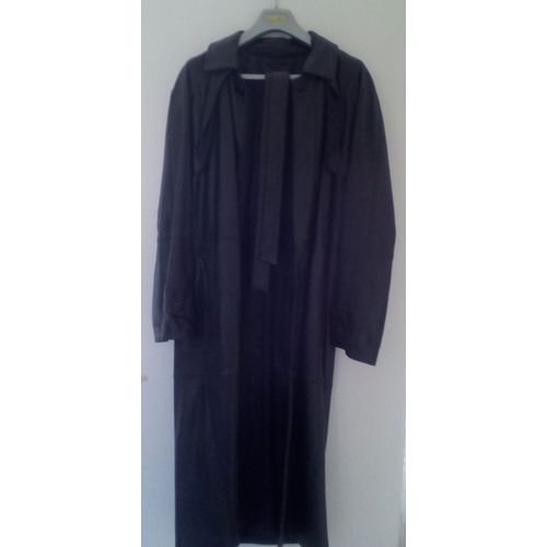 Manteau Long Cuir Homme 7/8