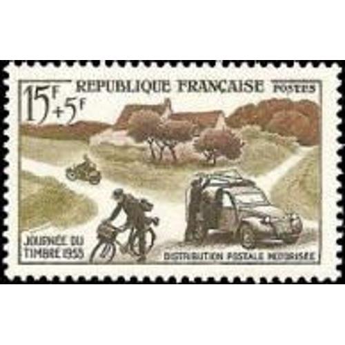 Journée Du Timbre : Distribution Rurale Année 1958 N° 1151 Yvert Et Tellier Luxe