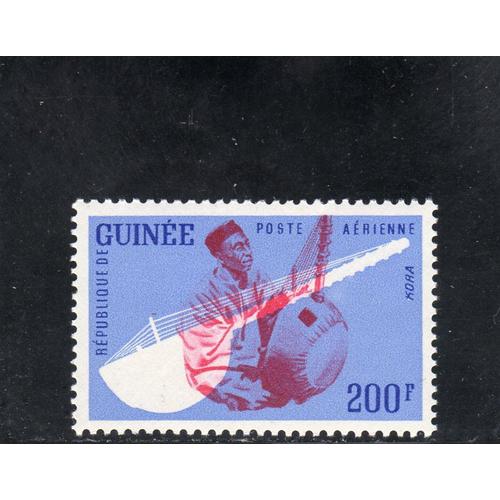 Timbre De Poste Aérienne De La République De Guinée (Musique Guinéenne)