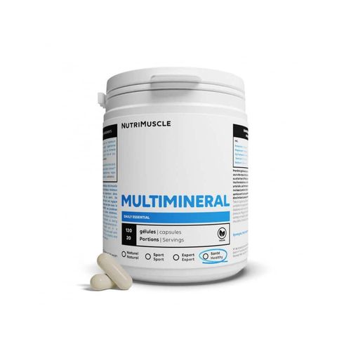 Multimineral (120 Caps)| Multiminéraux|Nutrimuscle 