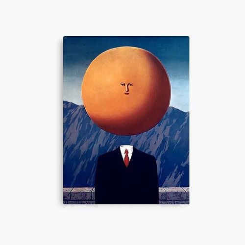 Canevas imprimer René Magritte - L'Art de vivre Impression sur toile Art Décoration Murale/ 40x50cm ou 40x40cm