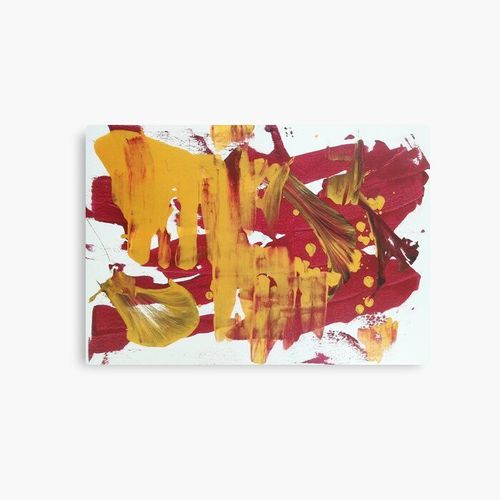 Canevas imprimer Or rouge Impression sur toile Art Décoration Murale/ 40x50cm ou 40x40cm