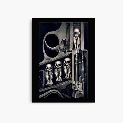 Canevas imprimer Machine de naissance Giger Impression sur toile Art Décoration Murale/ 40x50cm ou 40x40cm