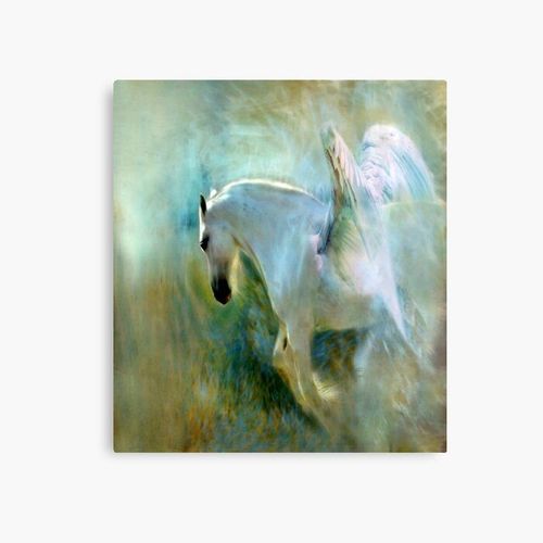 Canevas imprimer Cheval ailé mythologique Pégase Impression sur toile Art Décoration Murale/ 40x50cm ou 40x40cm