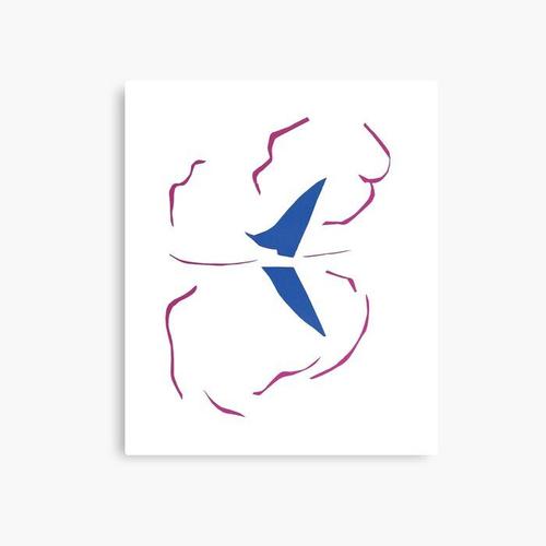 Canevas imprimer Le Bateau ("Le Bateau") - Henri Matisse Impression sur toile Art Décoration Murale/ 40x50cm ou 40x40cm