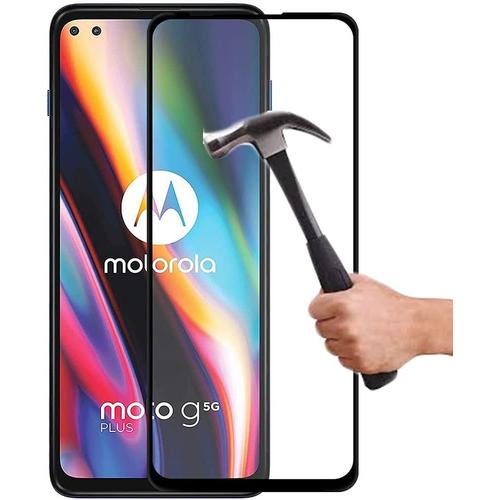 Verre Trempé Intégral Compatible Avec Motorola Moto G 5g Plus Protection Ecran Verre Trempé Moto G 5g Plus Intégral 9h Force Glass Protection Verre Trempe Couverture Complète