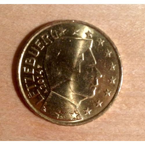 Pièce Monnaie 50 Cts Cent Euro - Luxembourg 2014 - Sous Capsule