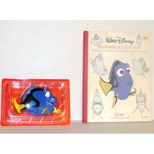 Dory Ou Dori Dans Nemo De Disney Pixar Figurine N°46 + Livre Sur Les Secrets Du Personnages Disney Hachette