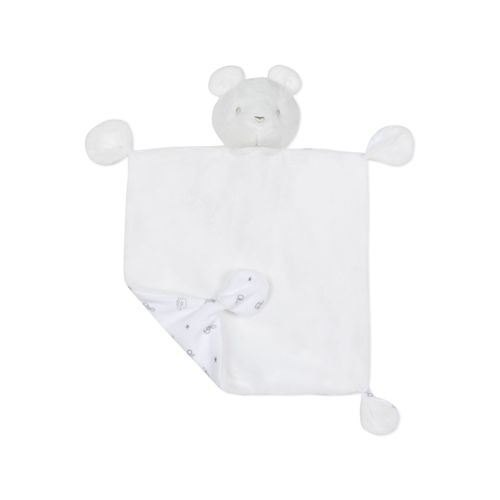 Doudou Ours Plat Blanc Gris Absorba Ourson Jouet Bebe Premiers Moments