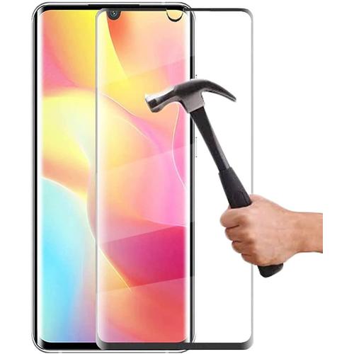 Verre Trempé Intégral Compatible Avec Xiaomi Mi Note 10 Lite Protection Ecran Verre Trempé Mi Note 10 Lite Intégral 9h Force Glass Protection Verre Trempe Couverture Complète