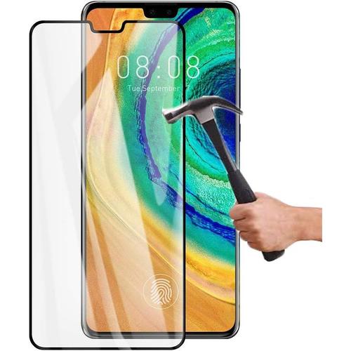 Verre Trempé Compatible Avec Huawei Mate 30 - Lot 2 Pcs - Verre Trempé Mate 30 - Film Protection Verre Trempé - 9h Force Glass - Protège Ecran Ultra Résistant