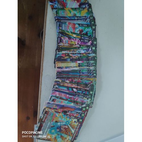 Lots De 10 Cartes Dragon Ball Brillantes
