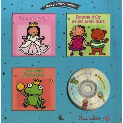 Mes Premiers Contes, Coffret Argent - Blanche Neige- Boucle D'or Et Les Trois Ours- Le Prince Grenouille (1 Cd Audio)
