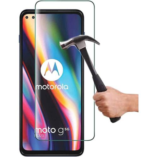 Verre Trempé Compatible Avec Motorola Moto G 5g Plus Lot 2 Pcs Verre Trempé Moto G 5g Plus Film Protection Verre Trempé 9h Force Glass Protège Ecran Ultra Résistant